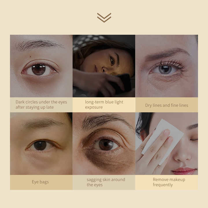 OEM 24 คาราททอง สับสนดูแลผิวหน้า หน้ากากตา ครีมกําจัดริ้วรอย ธาตุอินทรีย์