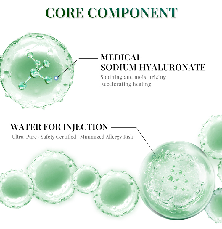 OEM ODM Strong Hydrating Moisturizing Serum Small Bottle Hyaluronic Acid Acne Treatment Skin Serum