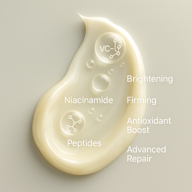 OEM ODM hyaluronic acid and vitamin c face cream anti-aging firming face cream day and night moisturizing face cream