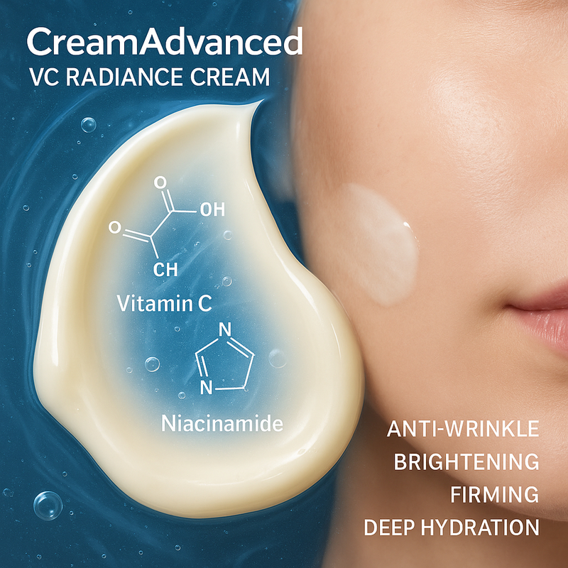 OEM ODM hyaluronic acid and vitamin c face cream anti-aging firming face cream day and night moisturizing face cream
