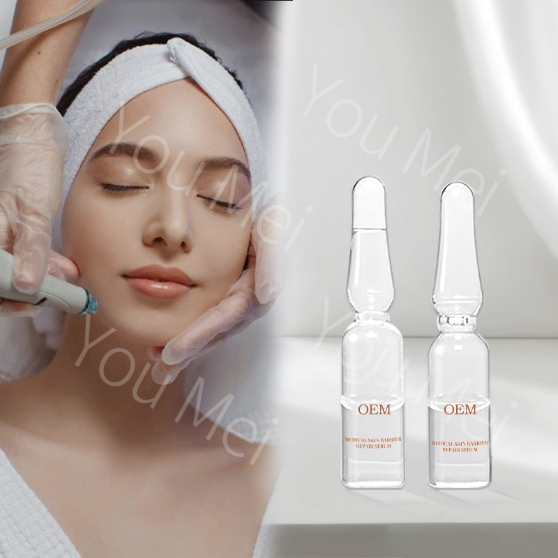 OEM ODM Ampoule Essence Hydrating Sensitive Skincare Repair Outer Tube Sunscreen Facial Serum Anti-Aging Wrinkles Whitening Spot Repair Essence Serum