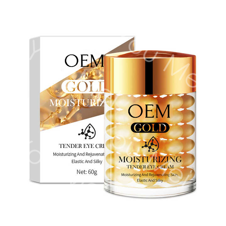 Silicone Free Gold Niacinamide Eye Cream Mask Moisturizing Whitening OEM