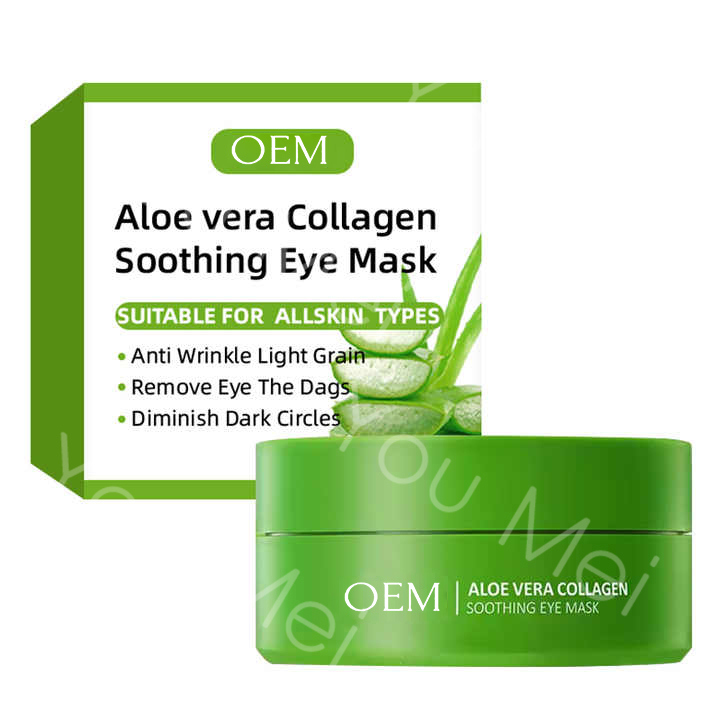 ODM Aloe Vera Collagen Skincare Eye Mask For Soothing Whitening