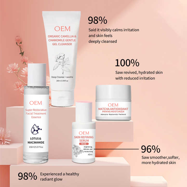 Custom Sensitive Combination Skin Products Pores Cleanser Cosmeceuticals Products