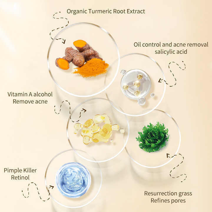 Cosmeceutical Facial Skincare Set Products Oil Control Essence Vitamin Rich Plant