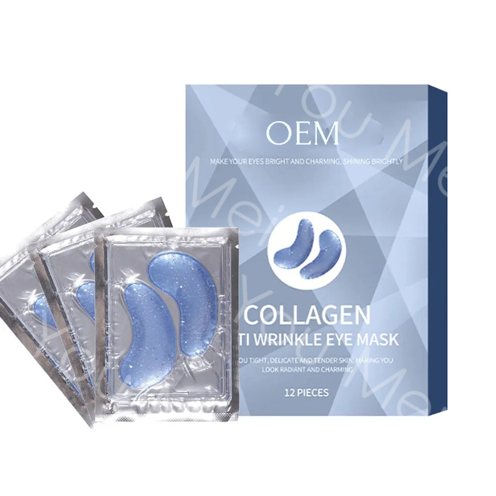 Crystal Collagen Whitening Hydrogel Hyaluronic Acid Eye Mask Patches Anti Wrinkle Gel Pad