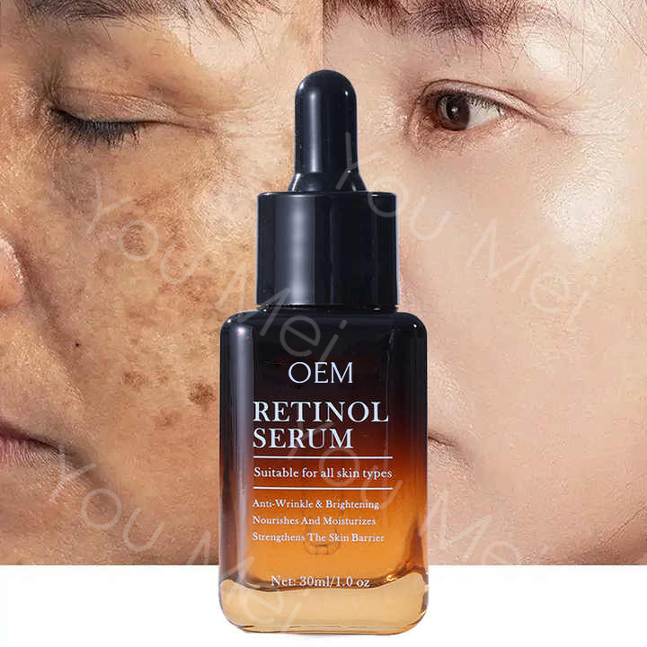Organic Retinol Serum Anti Wrinkle Black Spot Remover For Facial Brightening Whitening