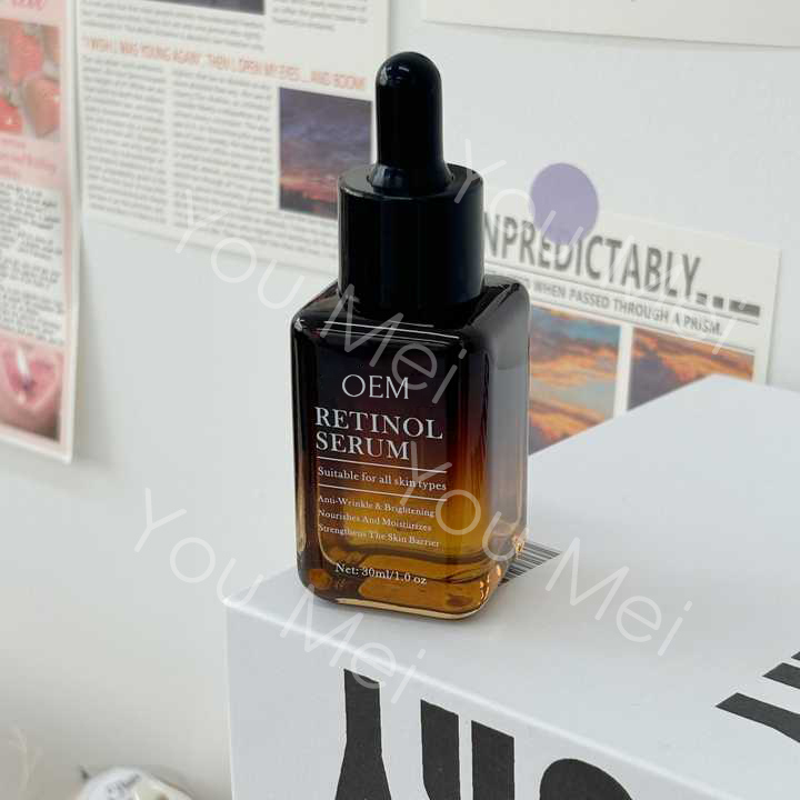 Organic Retinol Serum Anti Wrinkle Black Spot Remover For Facial Brightening Whitening