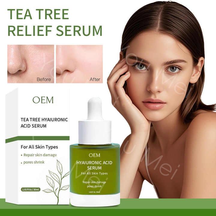 Tea Tree AHA Vitamin E Skincare Face Serum Essence For Hydration Black Spots