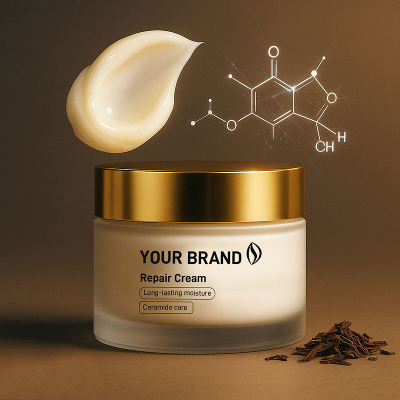 OEM ODM Centella Asiatica Sleeping Facial Mask for Sensitive Skin, Hydration, Barrier Repair, Tea Extract Hydrating Overnight Mask, Brightening, Spot Removal, Anti-Aging, and Firming Face Cream