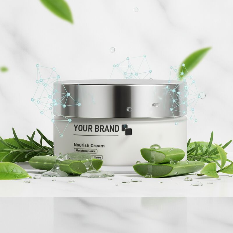 OEM ODM brand customized hyaluronic acid and vitamin c day and night anti-aging moisturizing liquid facial mask whitening anti-aging face cream