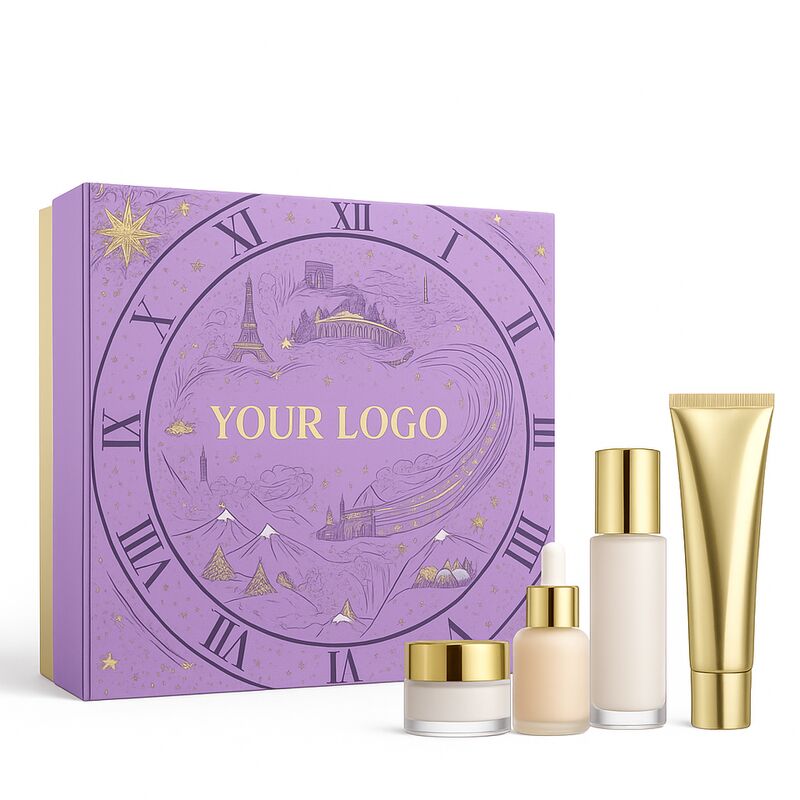 OEM ODM Brand Skincare Gift Set Hyaluronic Acid Set Brightening Skincare Set Face Cream Lotion Serum Vegan Facial Skincare Set