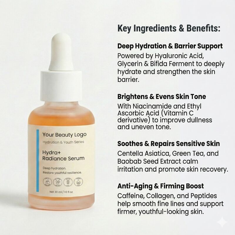 Water Brightening Essence For Dull And Dehydrated Skin Deeply Moisturize Brighten Skin Tone Soothe Skin And Create Young And Energetic Appearance