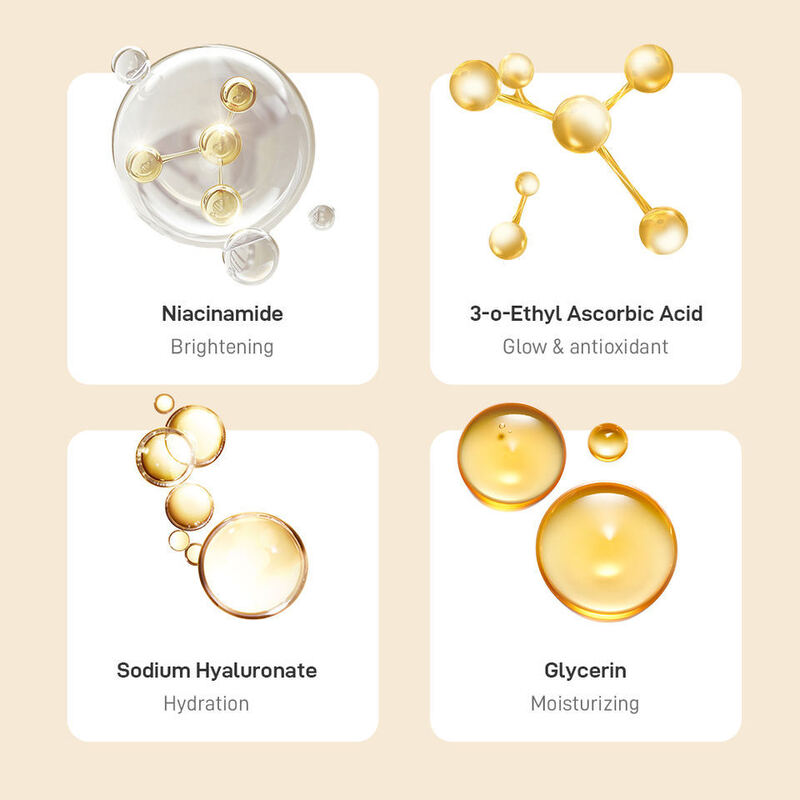 OEM ODM suitable brightening toner for dull skin, gentle hydration, even skin tone, creating a soft, bright, and radiant glow.