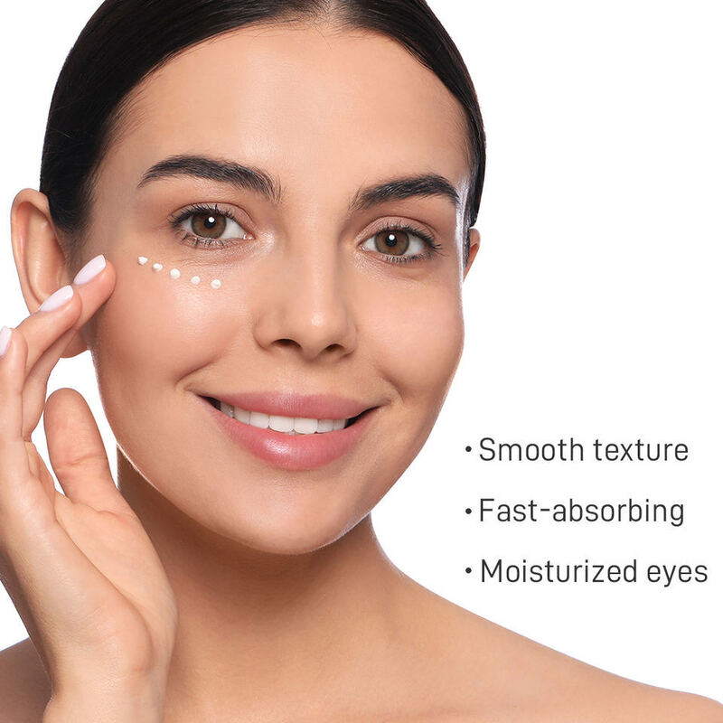 OEM ODM Brightening Eye Cream For Dark Circles And Fine Lines Significantly Reducing Puffiness And Restoring Eye Vitality Containing Vitamin C Hyaluronic Acid
