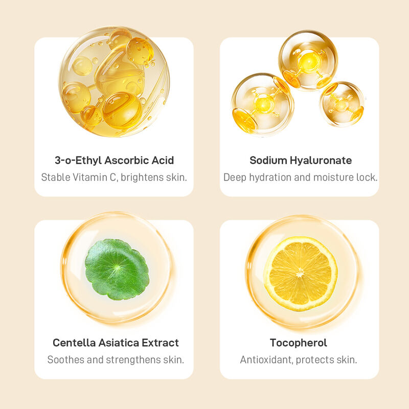 Customized VC Lustrous Moisturizing Lotion , Containing Centella Asiatica And Vitamin C Suitable For Dull And Sensitive Skin Can Brighten Relieve And Moisturize Whiten And Remove Acne