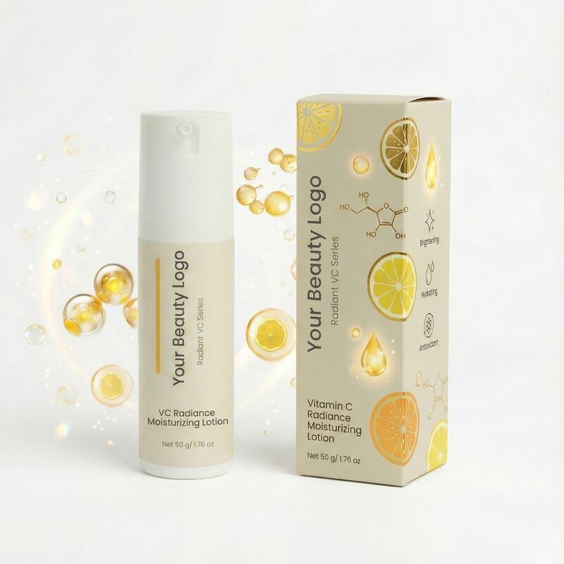 Customized VC Lustrous Moisturizing Lotion , Containing Centella Asiatica And Vitamin C Suitable For Dull And Sensitive Skin Can Brighten Relieve And Moisturize Whiten And Remove Acne