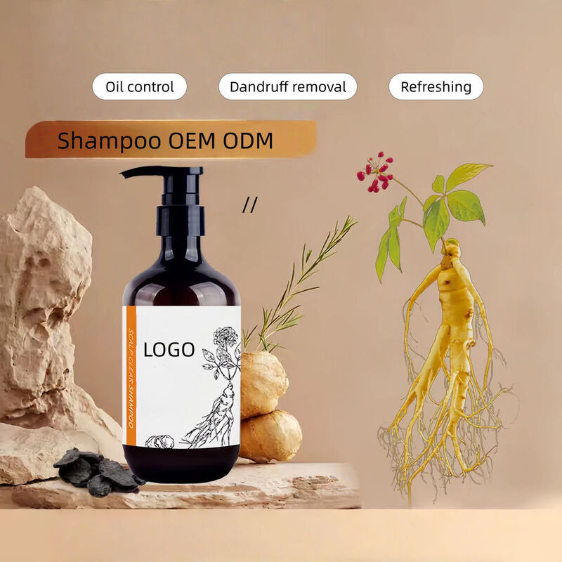 100% Pure Organic Dandruff Removing Moisturizing Extract Sanqi Shampoo , Conditioner
