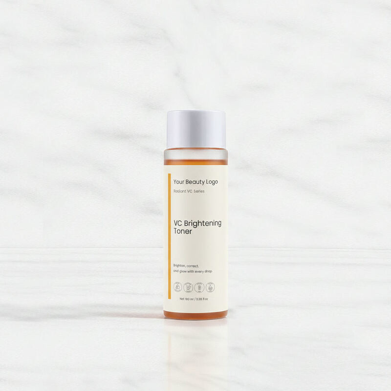OEM DOM custom toner is a brightening toner suitable for dull skin, gently hydrating, even skin tone, and creating a soft, bright, and radiant glow.