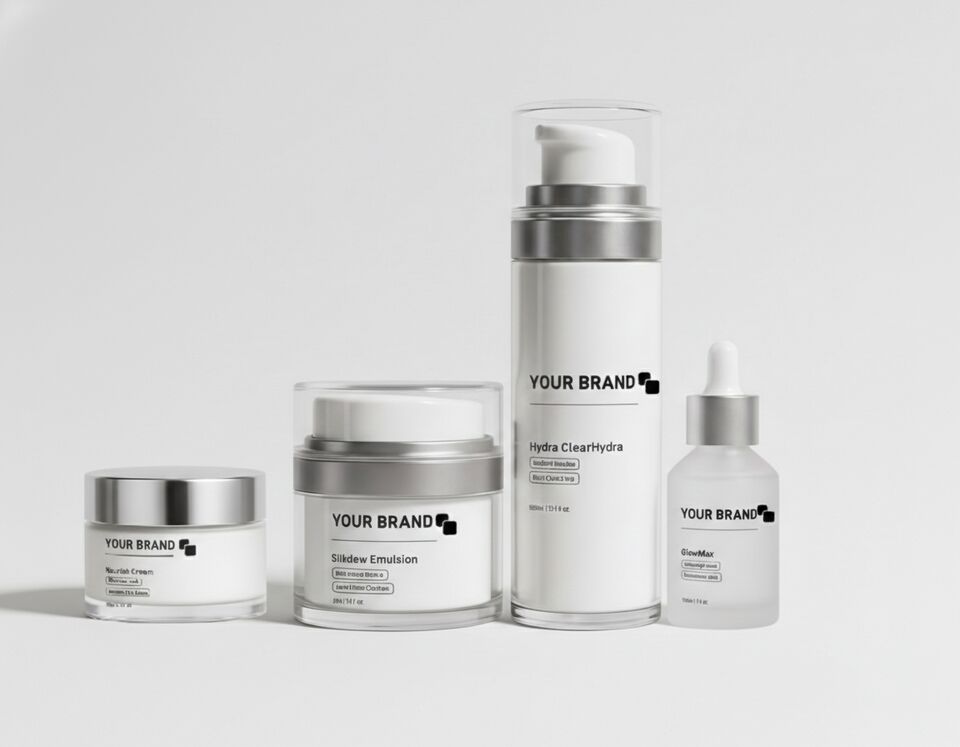 OEM ODM brand customized deep moisturizing skin care package, including long-term moisturizing cream and lotion, used to repair skin barrier and anti-aging