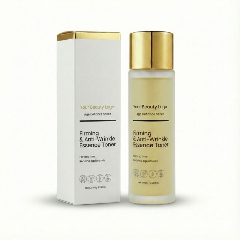 OEM ODM brand firming anti wrinkle essence toner, containing retinol peptide and vitamin E, can smooth fine lines, brighten skin tone, moisturize and moisturize