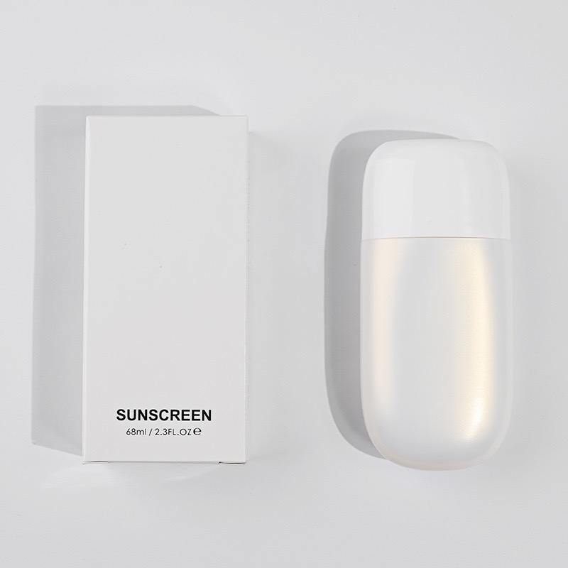 OEM ODM brand customized SPF50 face cream lotion herbal ingredients organic sunscreen moisturizing cream, with whitening and sunscreen effects