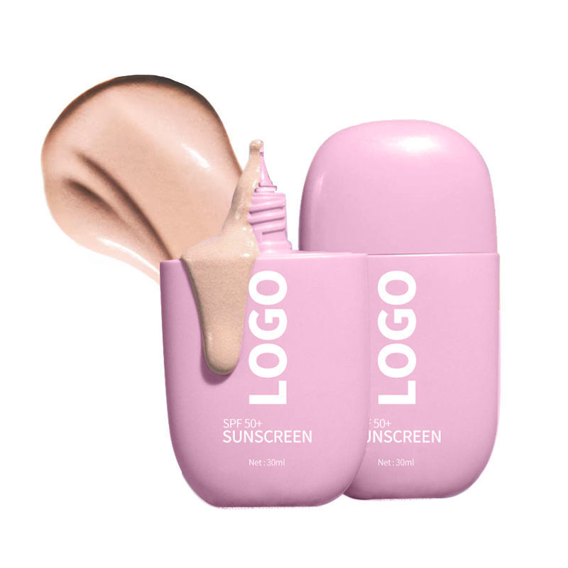 OEM ODM Body Lotion SPF 50 Zinc Oxide Cream All Mineral Dark Cream gel based Transparent Body Lotion Casting Free Sunscreen SPF50 Sunscreen