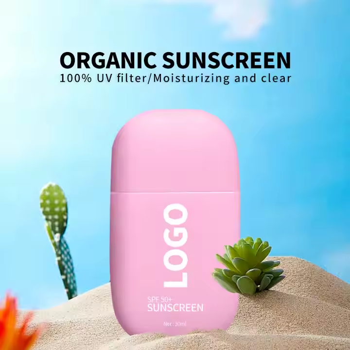 OEM ODM Body Lotion SPF 50 Zinc Oxide Cream All Mineral Dark Cream gel based Transparent Body Lotion Casting Free Sunscreen SPF50 Sunscreen