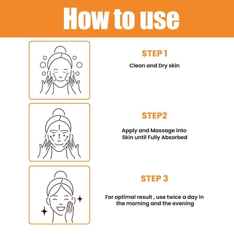 OEM ODM natural pure organic orange exfoliating whitening gel, containing vitamin C and hyaluronic acid, can deeply clean and remove blackheads