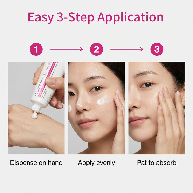 OEM ODM arbutin 7%+tranexamic acid 4% face cream 70000ppm arbutin 40000 ppm TXA nicotinamide glutathione anti-aging whitening customizable ingredients