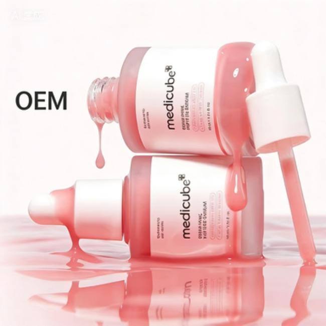 OEM ODM medicabee PDR N Pink Peptide essence DNA peptide ingredient Nicotinamide moisturizing and firming skin care