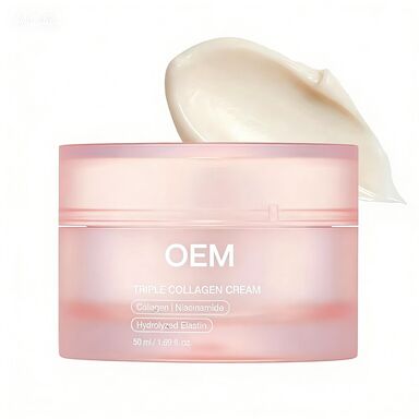 OEM ODM Medicubee Three Effect Collagen Cream Moisturizing and Firming Moisturizing Cream, containing shea butter, anti wrinkle care, and enhancing elasticity
