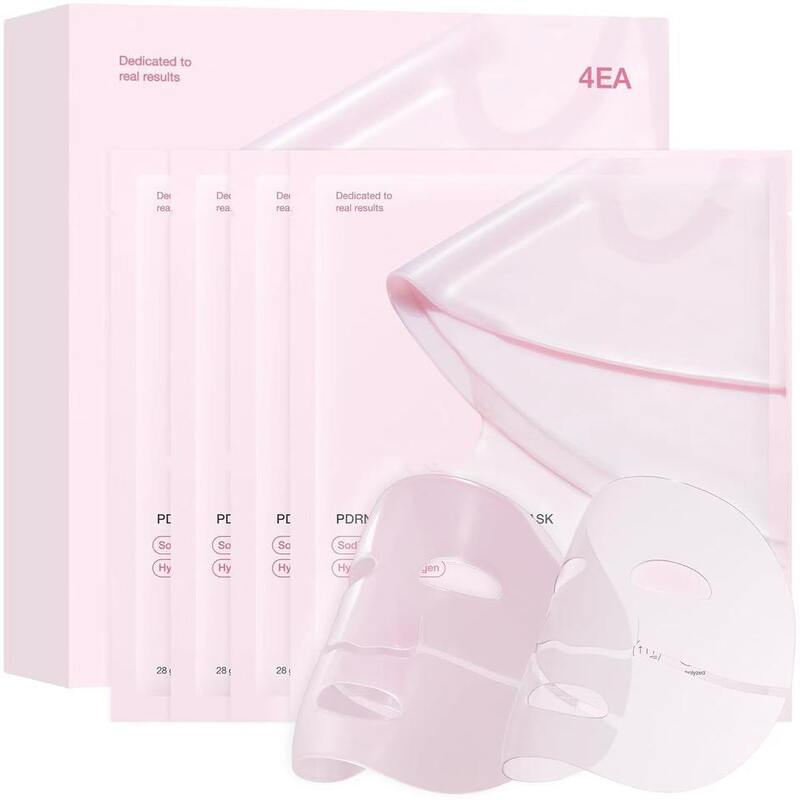OEM ODM Salmon DNA PDRN Collagen facial mask Pink facial mask Moisturizing and Firming Skin Glass Skin Effect PDRN ingredients