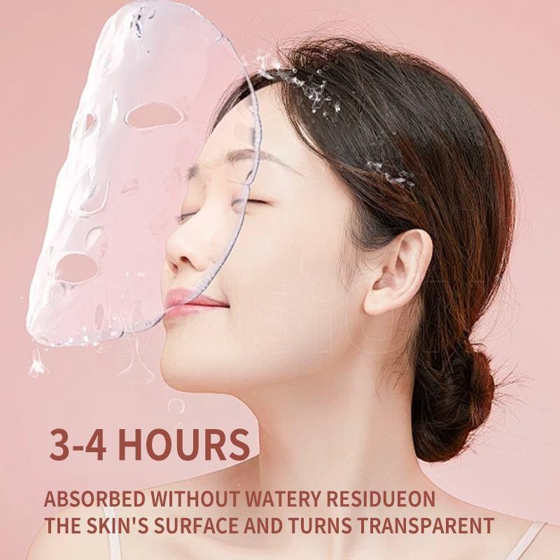 OEM ODM Salmon DNA PDRN Collagen facial mask Pink facial mask Moisturizing and Firming Skin Glass Skin Effect PDRN ingredients