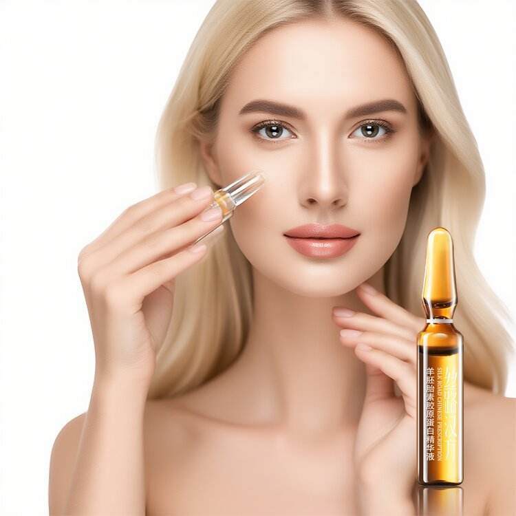 OEM ODM Placental Multi Effect Serum Pheretima Guillelmi and Purslane, Barrier Repair and Brightening of Moisturizing Skin