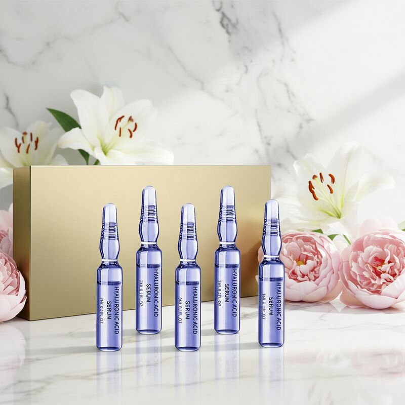 OEM ODM own brand anti wrinkle facial moisturizing hyaluronic acid essence organic ingredients can be customized skin care ampoule