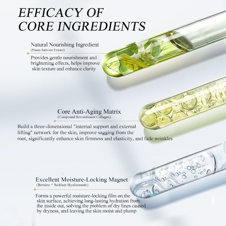 OEM ODM Enhanced Elasticity Collagen Ampoule Serum Hyaluronic Acid, Keeps Skin Full, Serum Moisturizes Skin, Brightens Skin Color