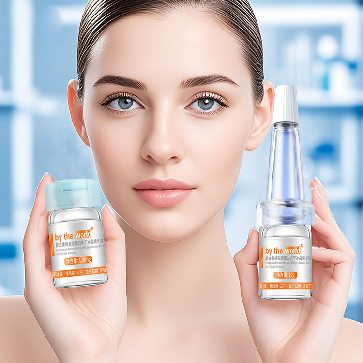 OEM ODM Acne Repair Collagen Freeze Dried Serum Violet Extract, Fading Labeling and Barrier Enhancement