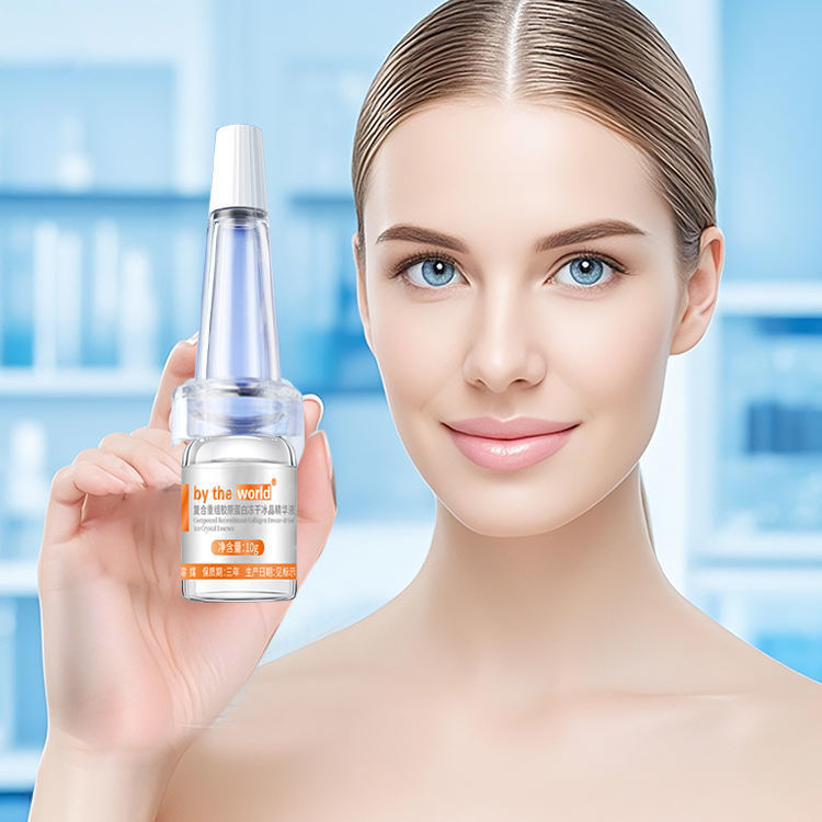 OEM ODM Acne Repair Collagen Freeze Dried Serum Violet Extract, Fading Labeling and Barrier Enhancement