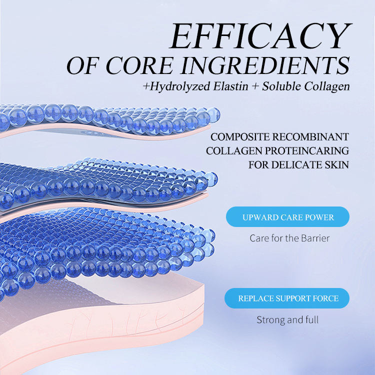 OEM ODM Facial Gentle Collagen Foaming Cleanser - Dissolvable Collagen & Amino Acids, Deep Cleansing, Non-Irritating Foaming Facial Cleanser