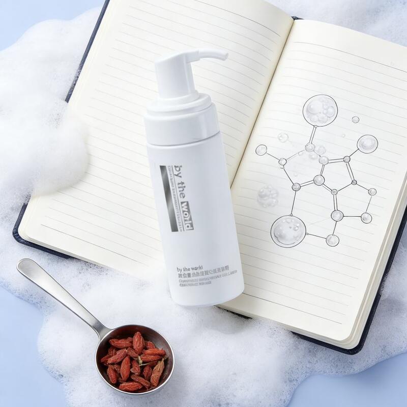 OEM ODM customized facial cleanser Mousse deep pore cleaning amino acid foam facial cleanser contains collagen and elastin