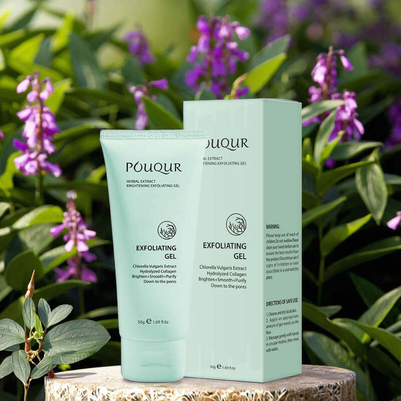 OEM ODM customized cleansing gel moisturizing and exfoliating gel, containing herbal extracts, can remove dead skin and brighten skin tone