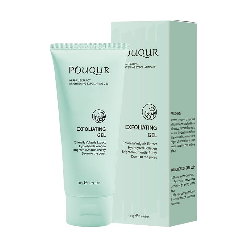 OEM ODM customized cleansing gel moisturizing and exfoliating gel, which cleans facial residues, contains herbal extracts, can remove dead skin and brighten skin tone