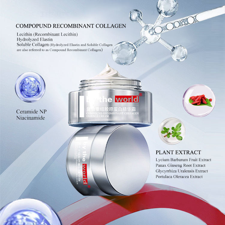 OEM ODM Multi repair Retinol Squalane Collagen essence Cream Lecithin Ceramide NP Moisturizing, Firming and Brightening Skin All Skin Anti aging