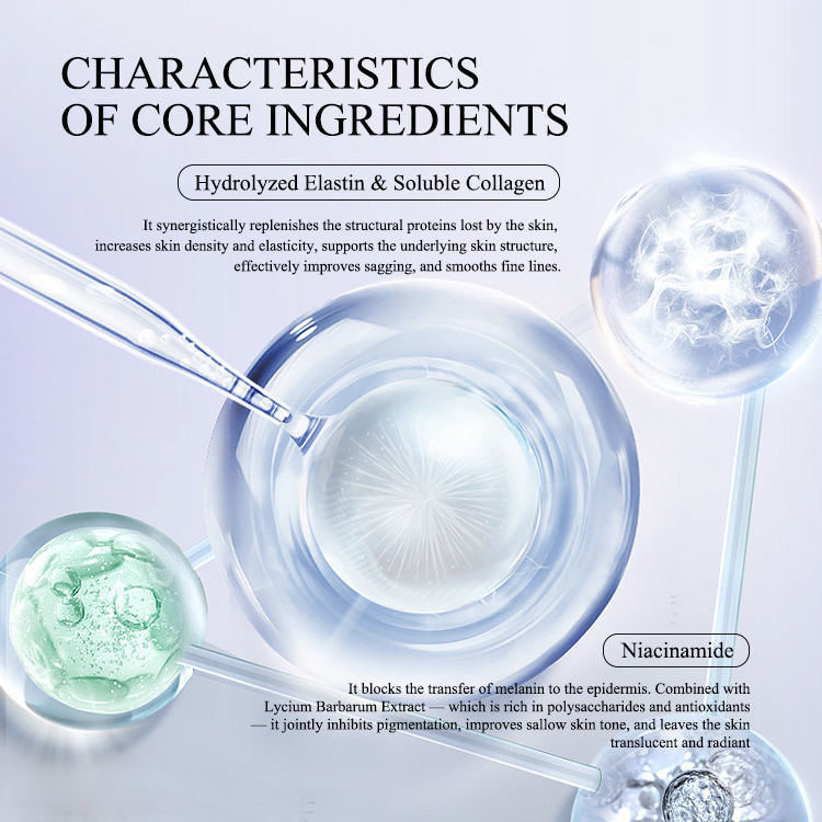 OEM ODM Multi repair Retinol Squalane Collagen essence Cream Lecithin Ceramide NP Moisturizing, Firming and Brightening Skin All Skin Anti aging