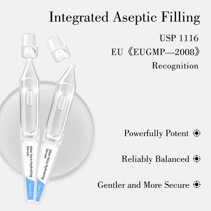 OEM ODM Custom Organic Aloe Vera Hydrating Facial Serum Hyaluronic Acid Nourishing Dehydration Cranium Beauty Product