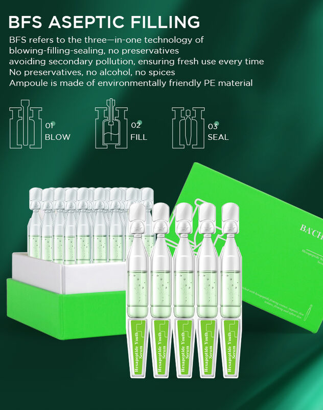 OEM ODM Custom Organic Anti-Wrinkle Hydrating Anti-Aging Hyaluronic Acid Collagen Ampoule Facial Essence