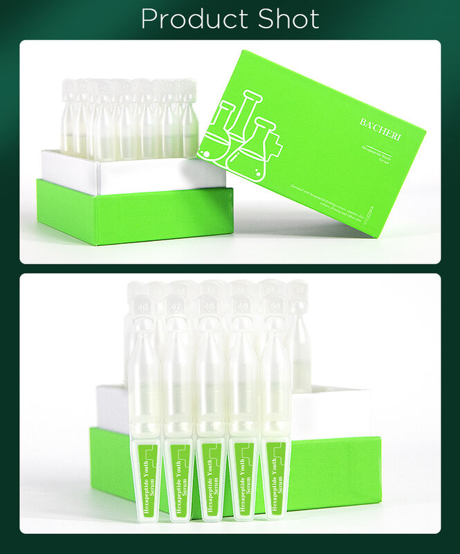 OEM ODM Custom Organic Anti-Wrinkle Hydrating Anti-Aging Hyaluronic Acid Collagen Ampoule Facial Essence