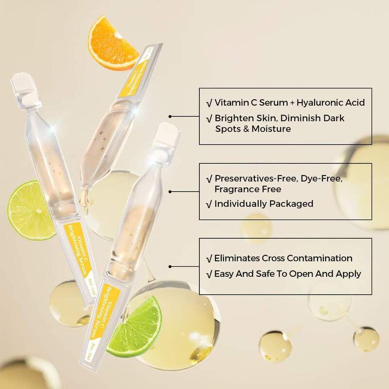 OEM ODM Brand Customization Organic Vitamin C Water Glycerol Serum Anti Wrinkle Whitening Facial Care Home Skin Brightening