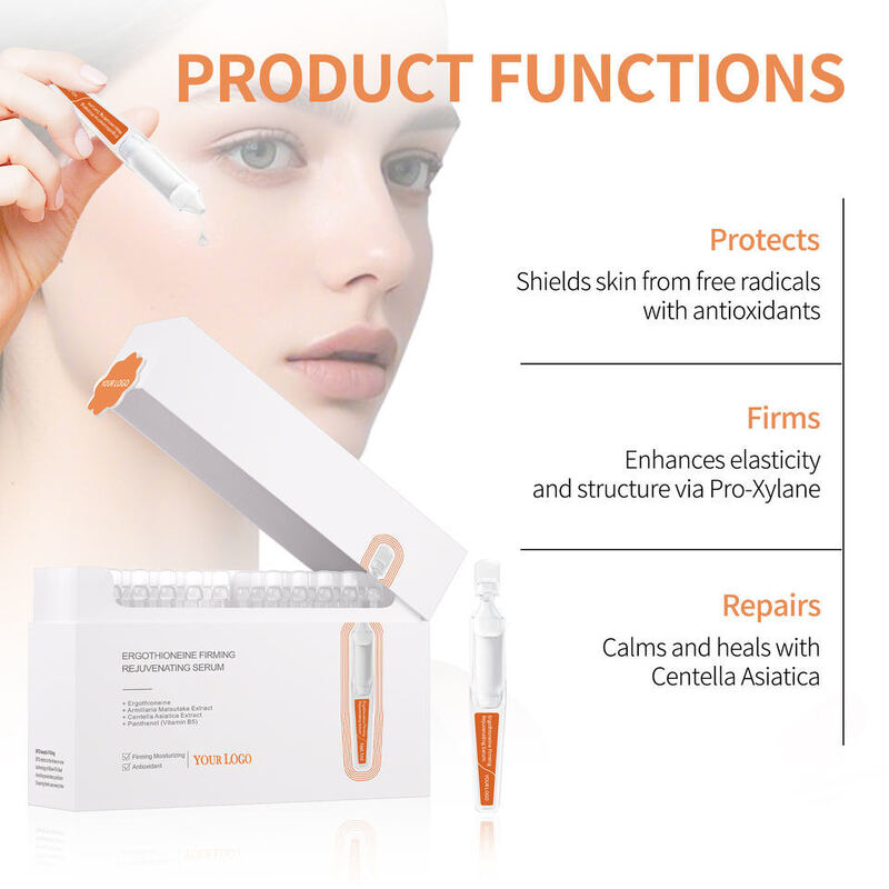 OEM ODM anti wrinkle, anti-aging, firming and rejuvenating facial essence for single use
